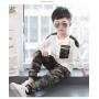 Latest Design Long Sleeve Camouflage Children's Boys Designers Clothes 2 Sets For Children