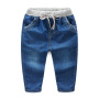 2021 New Summer Korean version soft thin tencel trousers  boy jean kids clothes