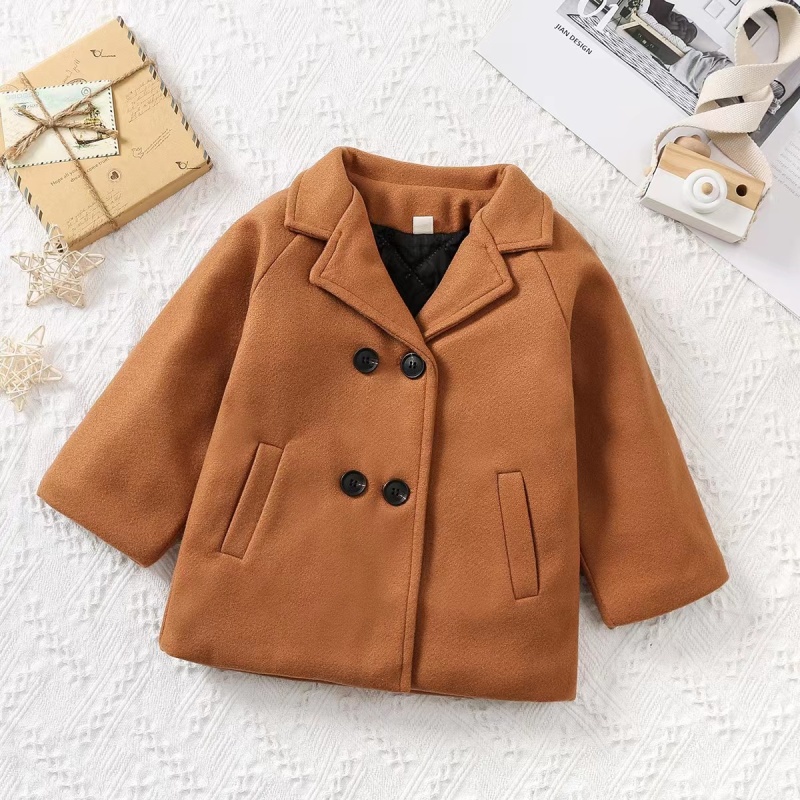 Conyson Winter Fashion Kids Girls Solid Coat Design Clothing High Quality Long Sleeve Children's Boys Clothes Jean Jacket