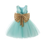 Conyson Christening Gowns Children Evening Dress Princess Dresses Mesh Gorgeous Elegant Wedding Party dresses for Little Girls