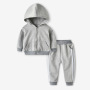 Custom Made Outdoor Wholesale toddler hoodie jogger suits Baby Clothes Kids zipper cotton clothing Tracksuits Sweatsuit Sets
