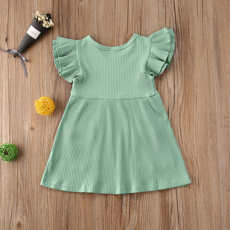 New Style Children's Summer Dress Clothing Girl Casual Daily Skirt Dress Girl Summer Clothes