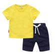Yellow + navy blue