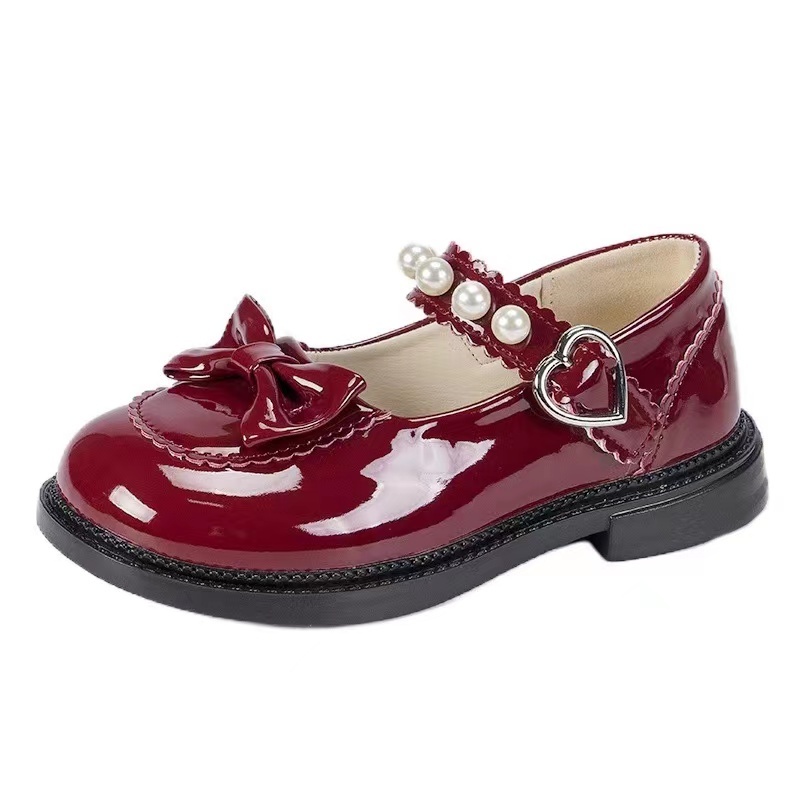 Conyson New Arrival Spring And Autumn New Trendy Kids Sandals Low-heel Pearls Shoes Fashion Girls Bowknot Princess Shoes