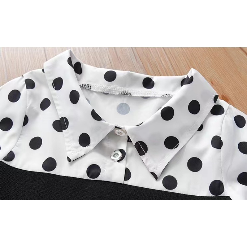 Conyson Hot Sale Spring Two Piece Outfits Dress + Bell-bottomed Pants Cute Baby Girl Clothes Kids Casual Wear Kids sets