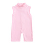 Conyson fashion summer boutique stripe baby Children's zipper Cotton clothes kids Girl casual Sleeveless one piece clothing wear