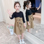 Manufacturers Selling Fashionable Autumn Models Casual Girls Long Sleeve Dresses 2 Piece Suits