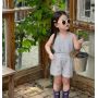 Conyson Summer Stripe Little Girls Outfits T-shirt Shorts Two Pieces Kids Clothing Set Soft Cotton Children Tracksuits