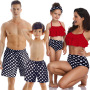 Conyson Custom Summer Family Couples Matching Outfit Dad Mom Baby Boys Girls Women Man 2pcs Kids Clothes Parent-child Swimsuit