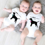 Conyson Wholesale 2022 Summer Infant Unisex Personalized Short Sleeve Bodysuits Custom Print Logo Toddler Baby Solid Romper