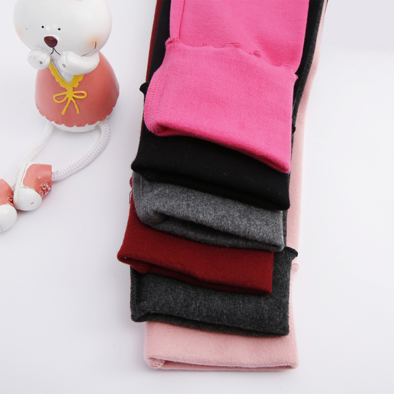 Wholesale Europe Little Girl's Ankle Flower Fashion Skinny Full Legging Cotton Leggings