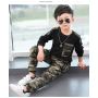 Latest Boys Autumn Winter 2 Peice Sets Children Boy Camouflage Suit Kids Boy Long Sleeve Clothes Sets