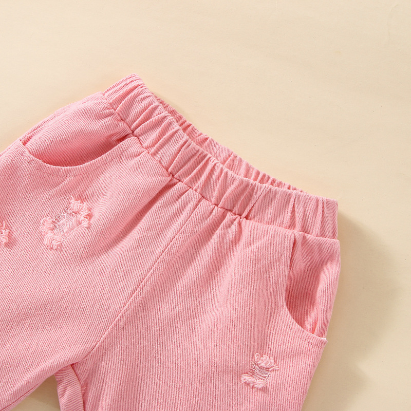 Conyson new arrive hot sale fashion Designer boutique short Sleeve children clothes Girl baby summer Kids wholesale Clothing Set