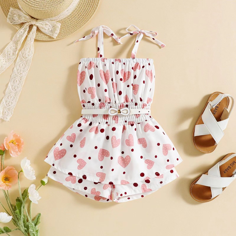 Conyson New Toddler Girl Clothes Customized Logo Girls Solid One Piece Jumpsuit For Little Girls Toddler Bodysuits