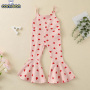Conyson Stock Lots Greatbuy Multicolor 95% Cotton Stripe Printing Design Harem Pants 3-8 Years Old Baby Kids Girl Cotton Pants