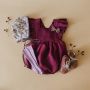 Summer Seersucker Linen Onesie Kids Girls Rompers Ruffle Baby Clothing New Selling Jumpsuit Baby Sleeve Jumpsuit Baby Romper