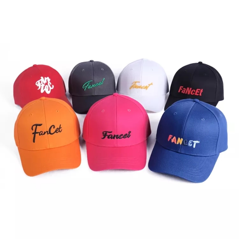 Conyson rts korean fashion boutique custom made Unisex Adjustable sport hat kid 6 Panel embroidery baseball hat customized logo