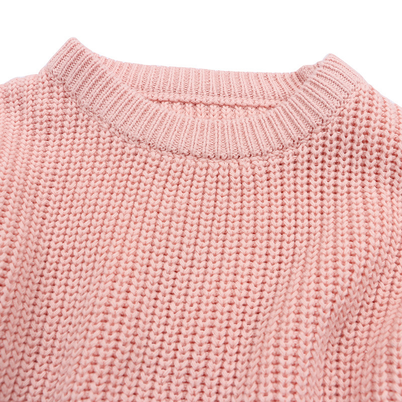 Conyson Autumn New Baby Boys Girls Clothes Sweater Toddler Knit Sweater Newborn Knit Long Sleeve Cotton Unisex Pullover Tops