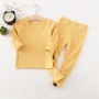 New Trend Customize Children Loungwear Boys And Girls Stretch Kids Pajamas Set