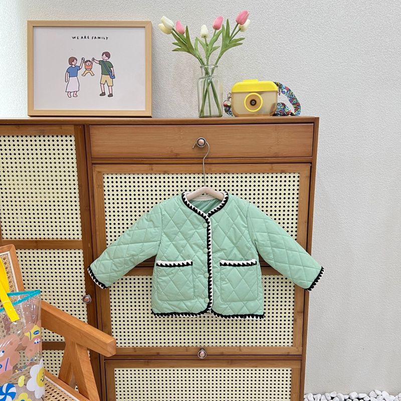 Conyson Hot Sale korea fashion boutique fall kids girls designers kid solid clothes PU leather winter clothing wholesale jacket