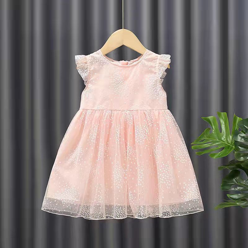 Conyson Newborn Floral Cute Polka Dots Baby Girl Summer Dress Sleeveless Twirl Cotton Comfortable Soft Stretchy Tutu Baby Dress