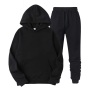 custom knit cotton fitness mens pullover jacket gym pant jogging men tracksuit sweatpants and sweatshirts men's hoodies set