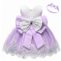 New Baby Full Moon Dress Baby Girls Dresses Net Yarn Print Baby Dress Skirt
