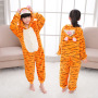 Wholesale Tie Dye  Kids Girl Jumpsuit Pyjamas Kids Cartoon Girls' Sleepwear Kids Unicorn Onesie Flannel Pajamas