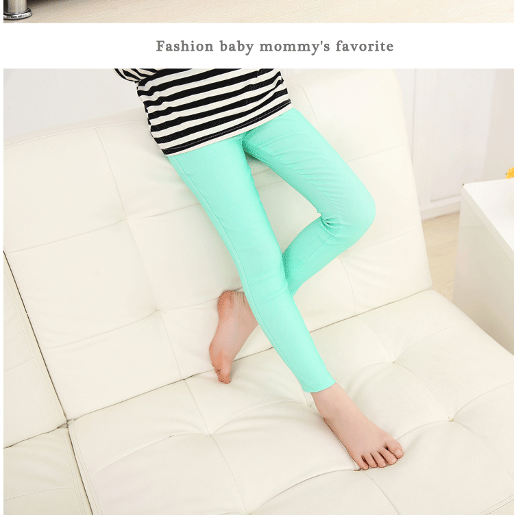 Winter Customized High Quality Non-fading Cute Girls Children's Leggings Children's Trousers