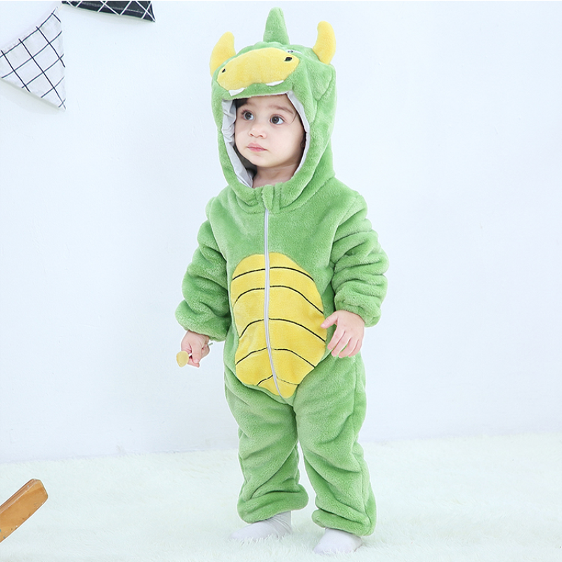 Conyson Wholesale Cartoon Infant Girls Toddler Animal Halloween Winter Jumpsuit Boys Newborn Clothes Romper