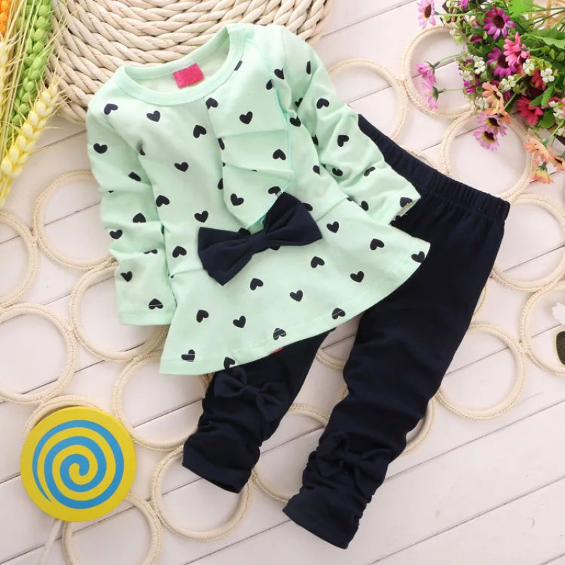 Custom Two Piece Outfits Dress + Pants Cute Baby Girl Clothes Cute Baby Girl Clothes Kids Casual Wear