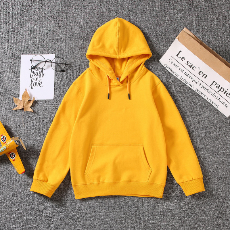 High Quality Wholesale Custom Sweatshirts Knitted Kids Pullover Hoodies Blank