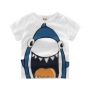 2021 Hot Sale Fashion Short Sleeve  Cartoon Printing Cotton Kids T-Shirt Baby outfits