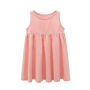 High Quality Kids Sleeveless Dress 100% Cotton Summer Girls Dress Girl Clothes Dress