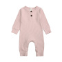 Hot Selling Autumn Organic Cotton Unisex Baby Romper Long Sleeve Baby Clothes Newborn Baby Romper Clothes