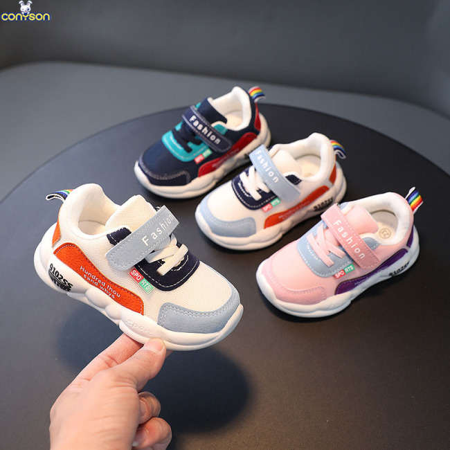 Conyson high quality fashion designers toddler Children's baby running sneaker casual kids boy girl Breathable Mesh sport shoes