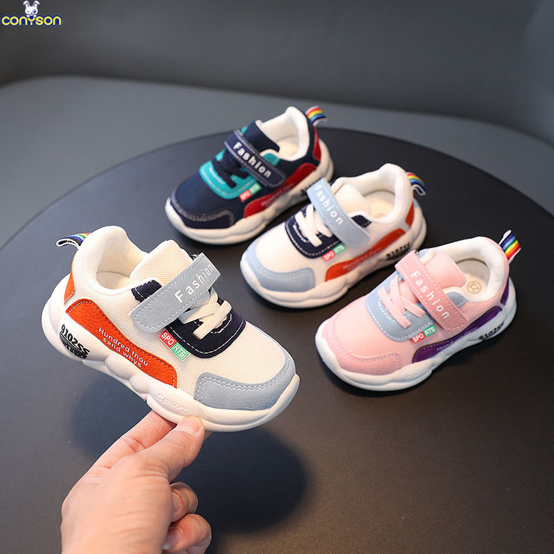 Conyson high quality fashion designers toddler Children's baby running sneaker casual kids boy girl Breathable Mesh sport shoes