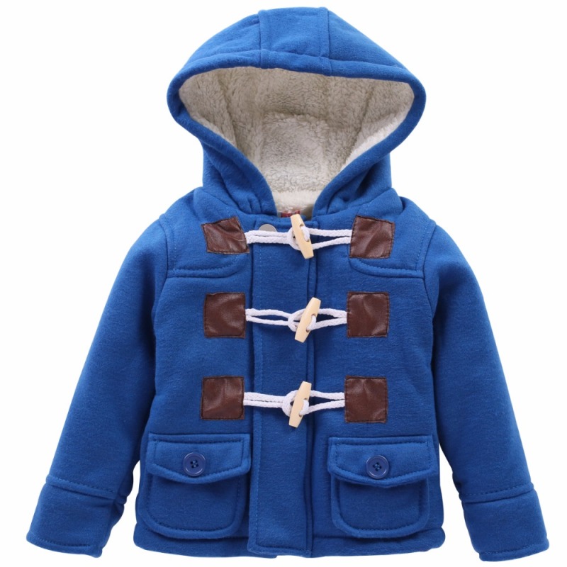 New kids jacket autumn winter hooded for boys coat