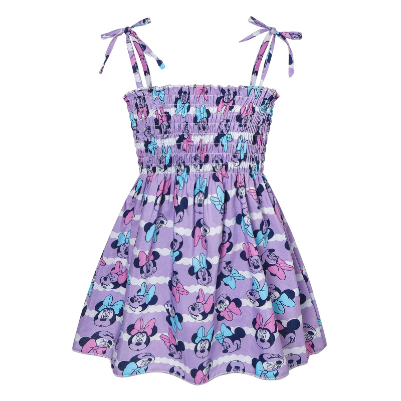 Conyson Sleeveless Girls Sweet Summer Kids Clothes lovely Princess skirt Kids Girls Printed Pompous Dress