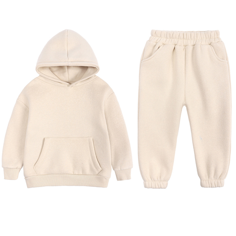 Conyson Wholesale Casual Long Sleeve Outdoor Kids Clothing Suits Customize Boys and Girls 2Pcs Unisex Children Clothing Set