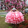 Conyson Wholesale Tutu Skirt Little Girls Cake Tutu Dress Dance Mini Ruffles Birthday Princess Ball Gown Children Kids Clothes