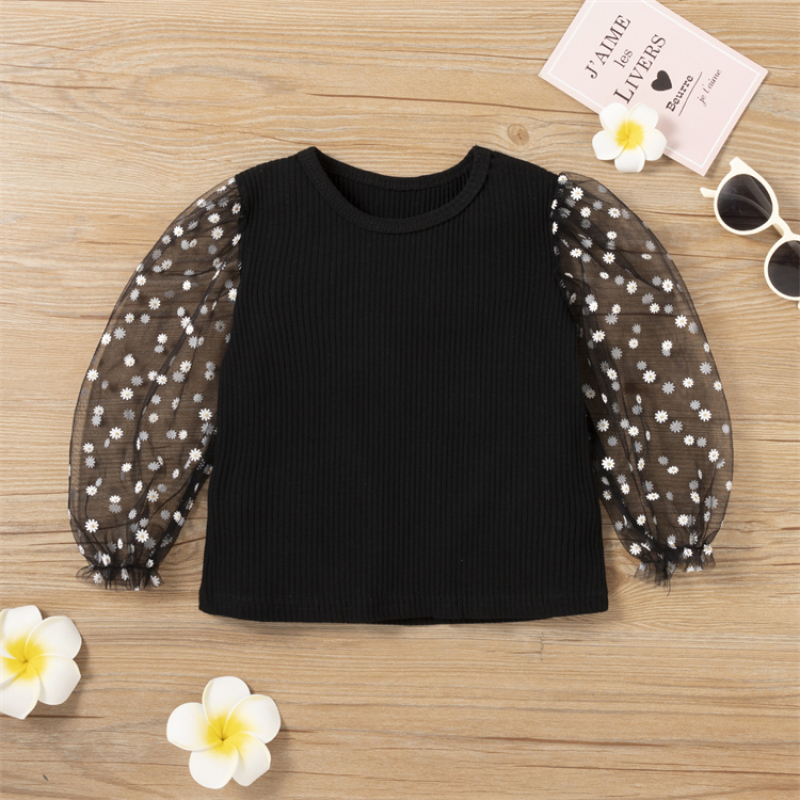 Conyson Wholesale spring autumn boutique children girls clothes hole pearl jeans sets toddler baby girls clothing sets