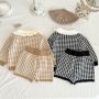 Conyson New Autumn Winter Girl Knitting Sweater Set 2pcs Infant Baby Sweater Suit Warm Girls and Boys Clothing Newborn Outfits