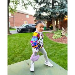 Conyson Spring Girl European Style T-shirt Long Sleeve Fashion Casual Children's Printed 1-7 Years Baby Girl Kids Clothing Shirt