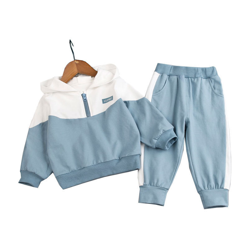 New Boy Baby Boys Sports Tracksuits Clothing Sets Casual Hooded Suit