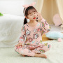 Wholesale Cute Long Sleeve Breathable Custom Kids Pjs Pyjamas Cartoon Kids Pajamas Sets