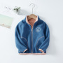 Conyson hot sale autumn kids fashion polar fleece designer clothes fall warm casual children clothing wholesale boy girl jacket
