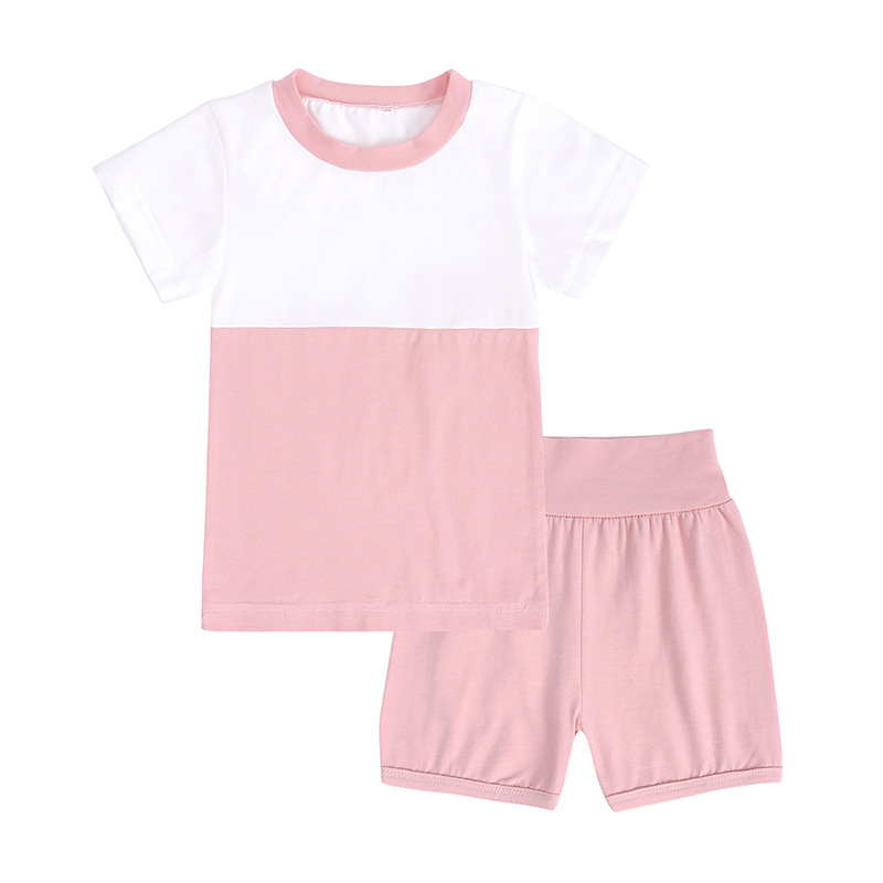Conyson Summer Custom Tshirt Shorts Logo Toddlers Clothing Set 3Month-13Years Kids Girl Boys Casual Breathable 2pcs Tracksuits