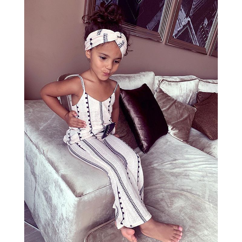 Conyson rts high quality summer korean fashion children Sleeveless Infant baby Children's Girls casual Kids wear Clothing Sets