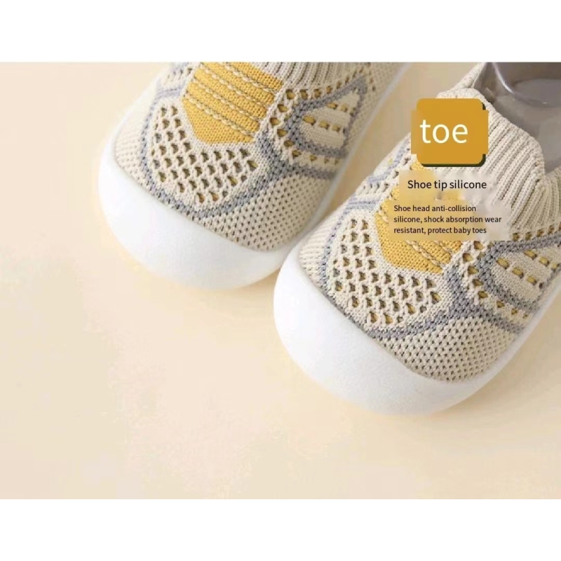 Conyson Hot Wholesale Spring Summer Fashion Hand-painted Soft Bottom New Born Baby Grip Non Slip Mesh Shoe Girl Boy Socks